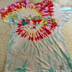 Alice in wonderland/ vans collab over sized T